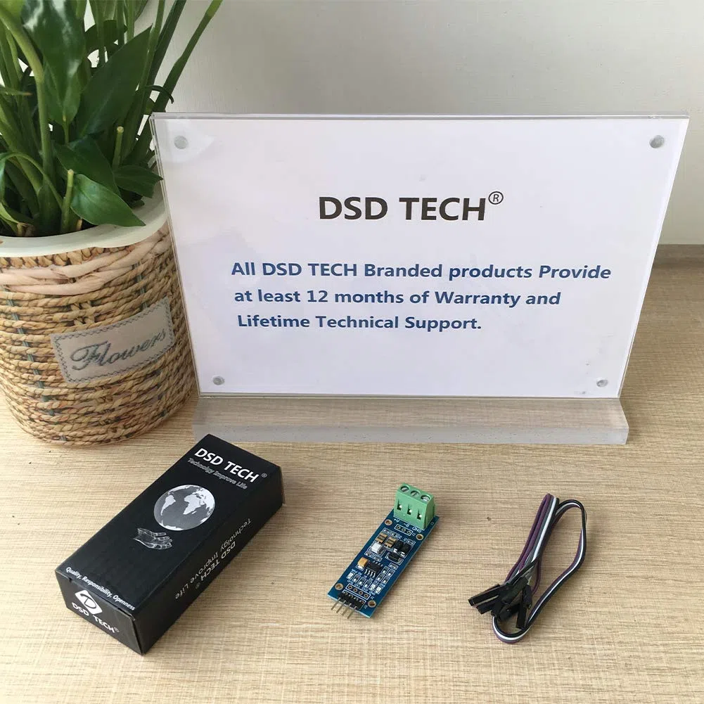DSD TECH SH-U12 Scheda da RS485 a Ttl 5V con Chip MAX13487 per Raspberry Pi Arduino e Altri MCU