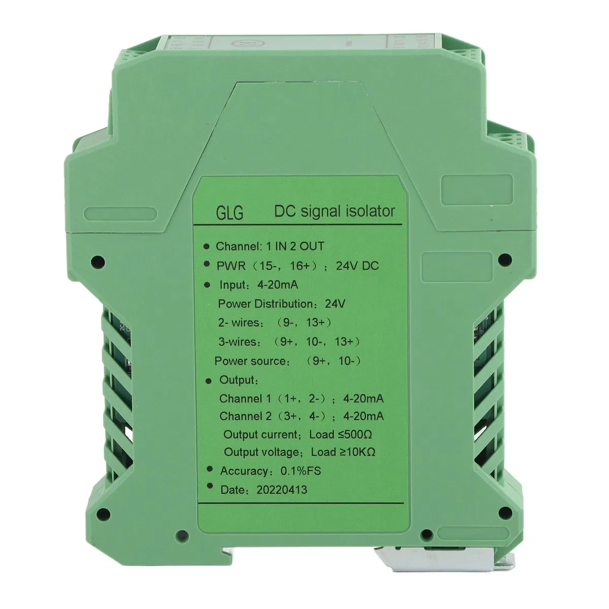 4 20Ma Signal Isolator Signal Splitter Dc 24V Dc Current Signal Isolator Trasmettitore 4 20Ma Plc Detect Signal Conditioner(#4) (in due da 4-20 mA a 4-20 mA)