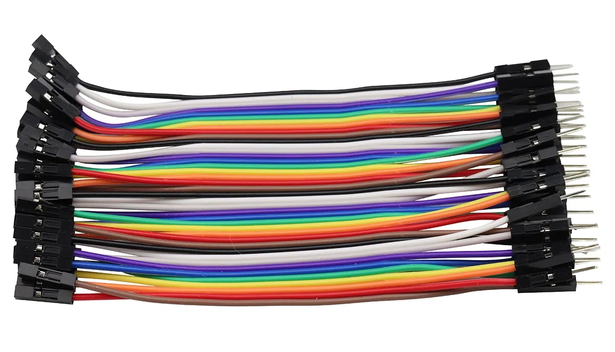 120P 10CM 40pin Cavo di collegamento del ponticello Set di maglioni (Da maschio a femmina, da maschio a maschio, da femmina a femmina), 20PCS Single Row Header 40pin 2.54mm PCB Header