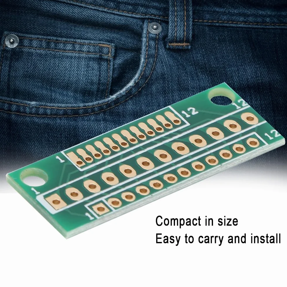 Scheda adattatore, 10 pezzi, 1,27 mm, 2,0 mm, 2,54 mm, 12 pin, 3 file, 36 fori, adattatore per moduli senza fili