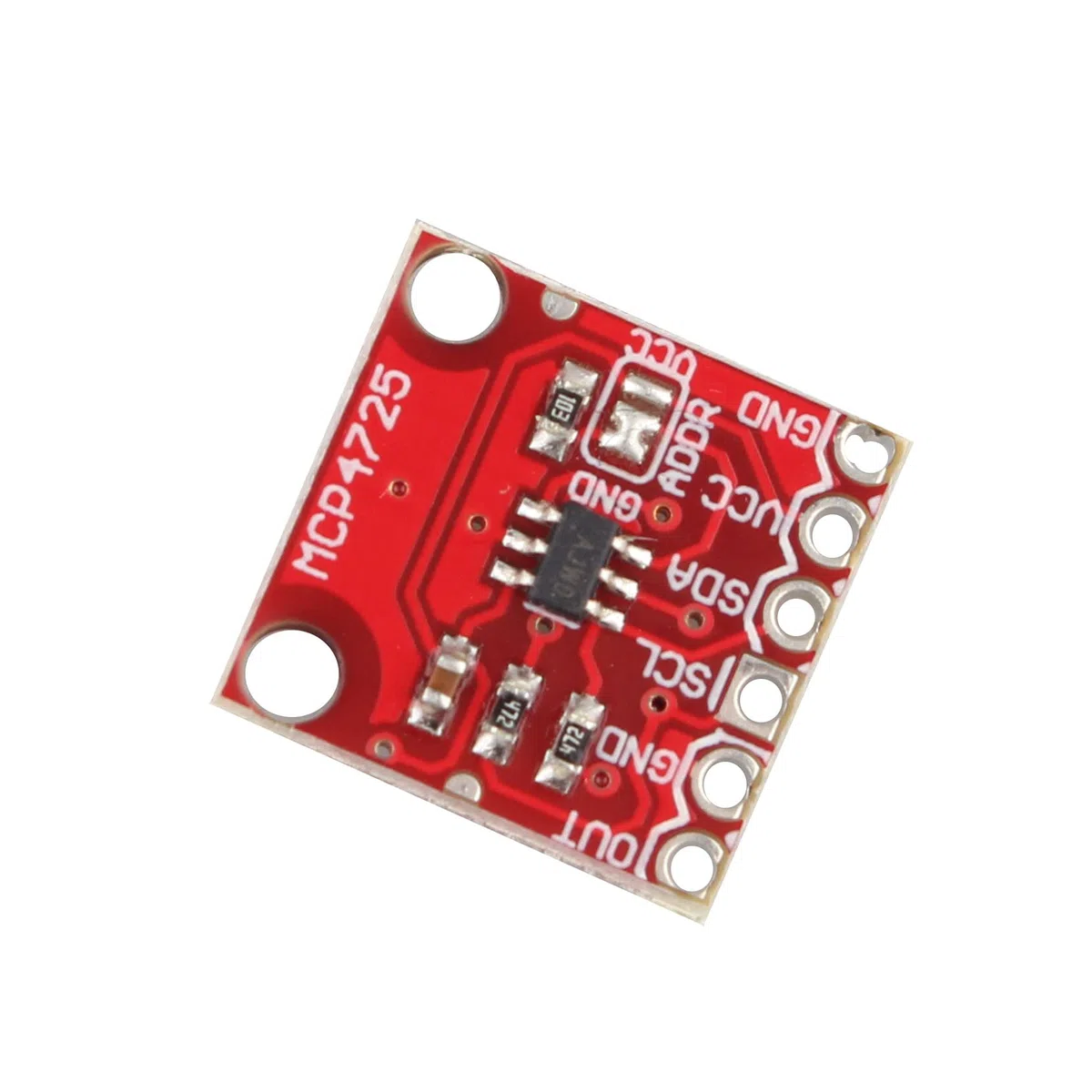 5 Pezzi MCP4725 modulo Breakout I2C DAC Risoluzione 12 Bit Scheda di Sviluppo DAC I2C da 2,7 V a 5,5 V Fornitura con EEPROM Compatibile con Arduino Raspberry Pi