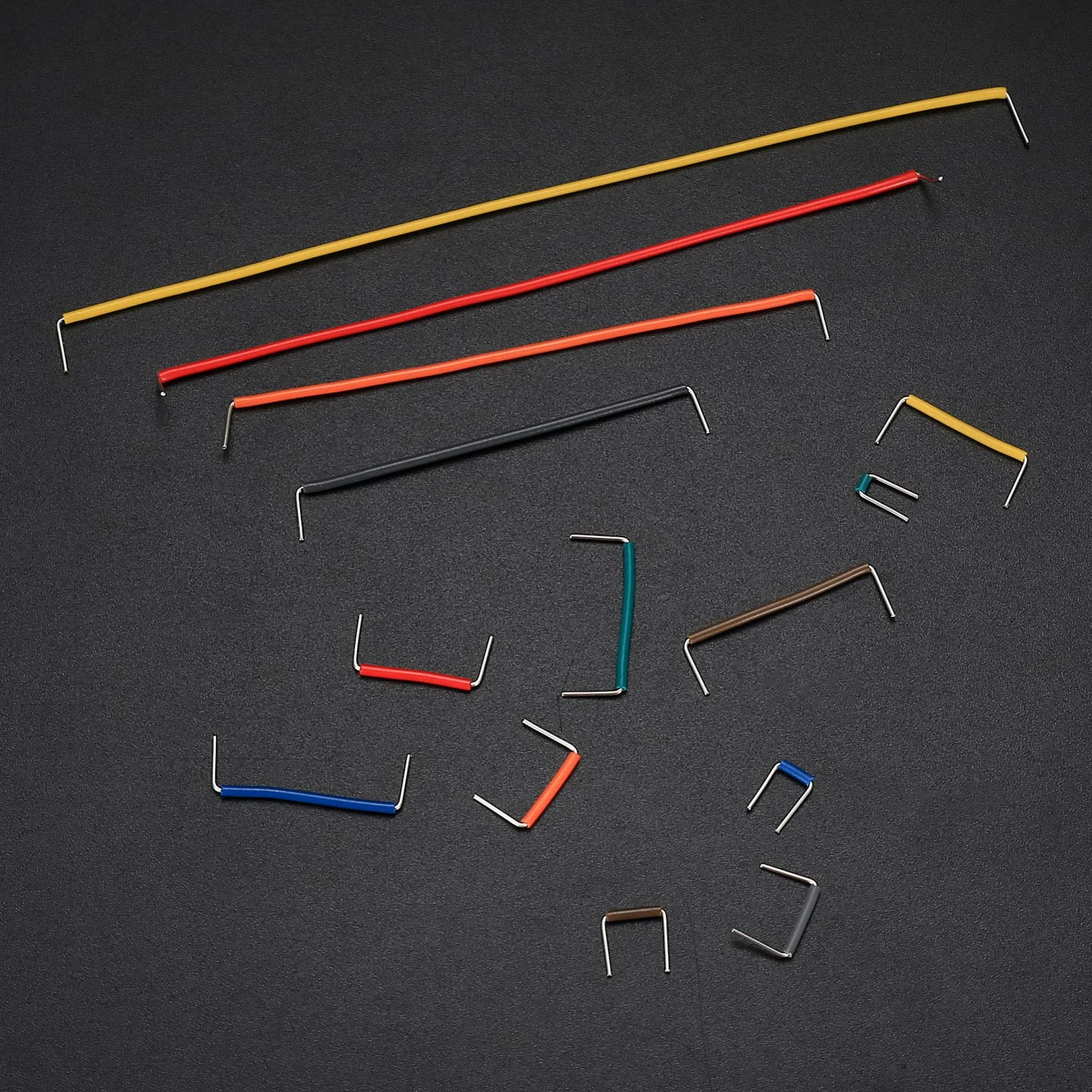 840 Pezzi Breadboard Jumper Wires Filo Assorted Kit, Cavo di Collegamento della U Shape Jumper Wires Breadboard Maschio a Maschio 14 Lunghezza, con Clip di Plastica