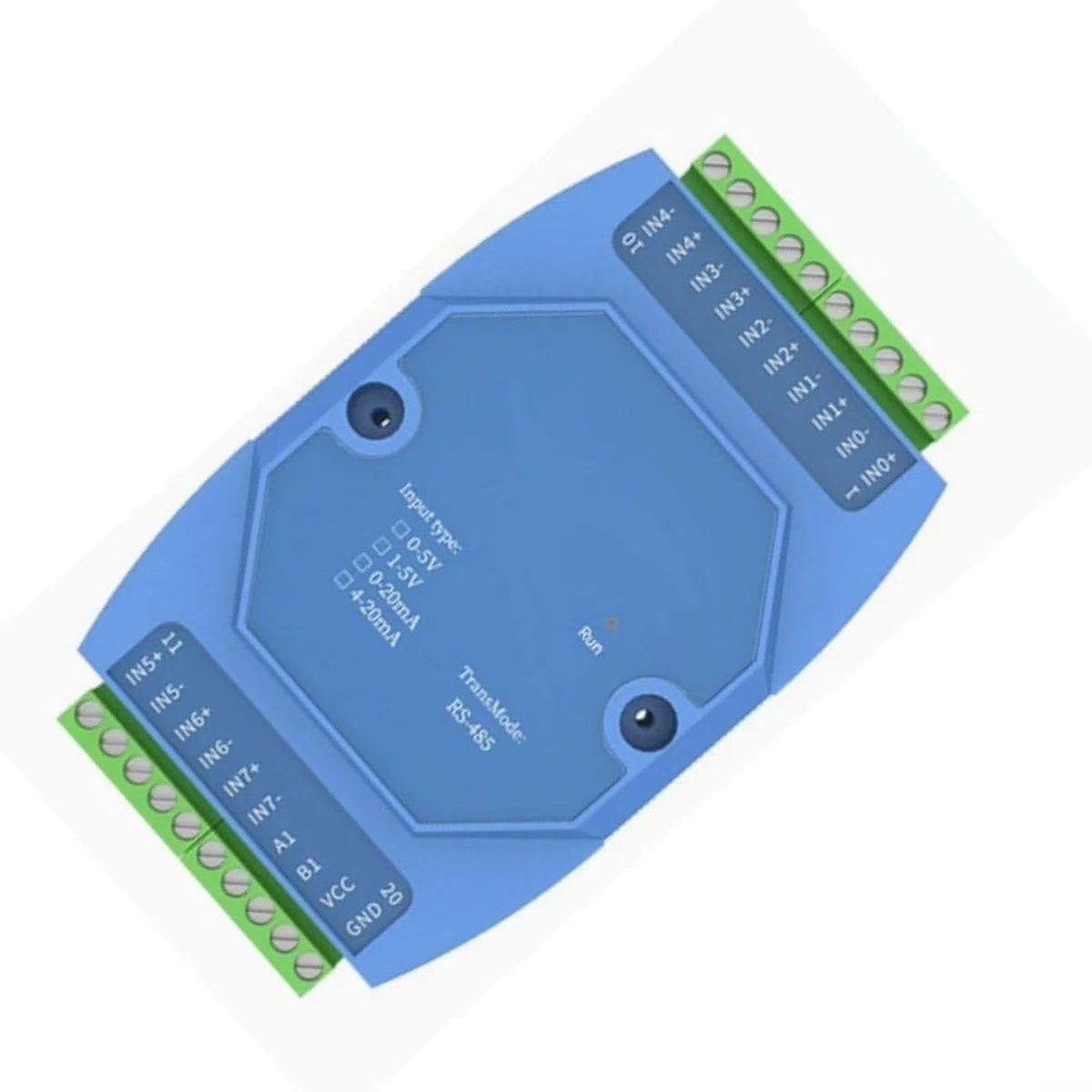 Modulo di acquisizione ingresso analogico 8 canali 4-20mA e 0-5V al convertitore RS485 per sistemi industriali (4-20mA)