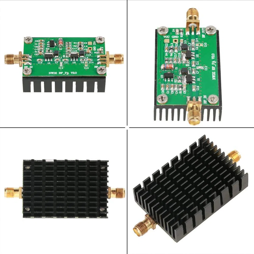 2MHz-700MHZ RF Amplificatore a Basso Rumore, 3W HF VHF UHF FM Amplificatore di potenza RF trasmettitore per radioamatori