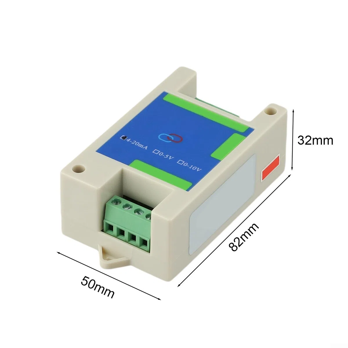 Modulo convertitore industriale da RS485 ad analogico con 2/4 canali per Modbus RTU, precisione 0,1% a 12 bit, 0-20mA 0-5V 0-10V, alimentazione DC 5-30V (2Channel 4-20mA)