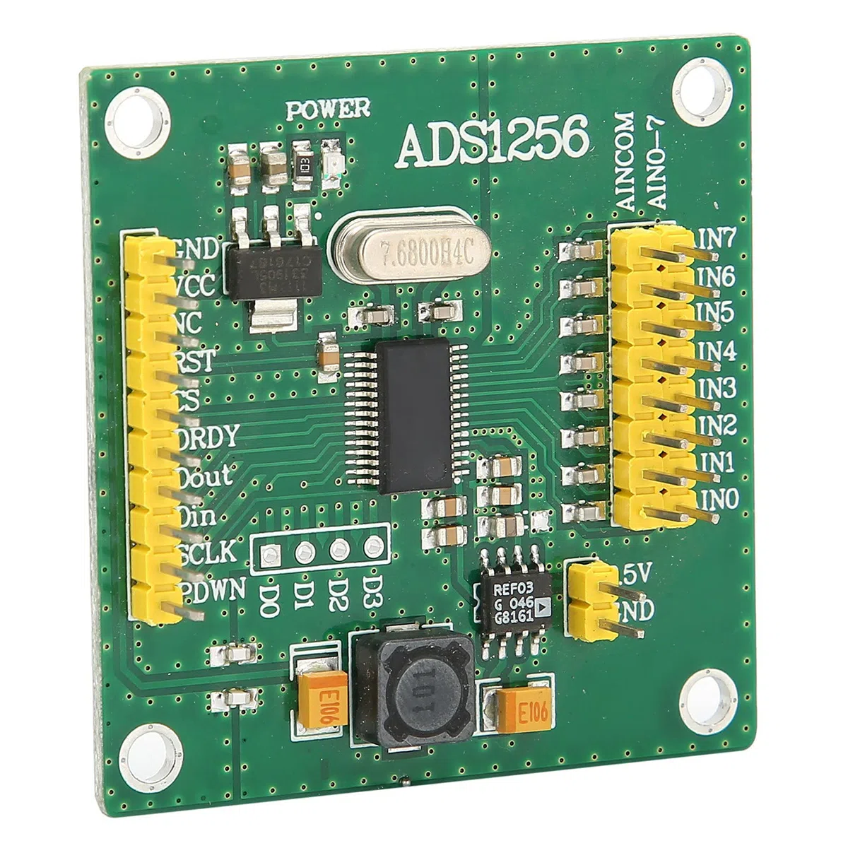Modulo di Conversione Analogico a Digitale ADS1256 Scheda di Acquisizione Segnale ADC a 8 e 24 Bit per Conversione Dati Ad Alta Precisione