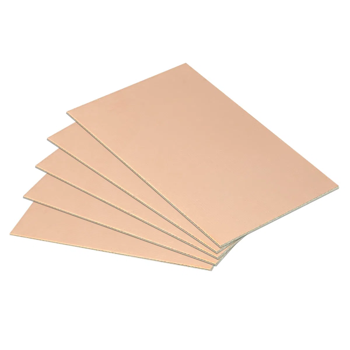 PATIKIL FR4 Laminato Rivestito in Rame a Lato Singolo PCB, 5 Pezzi 70 x 50 x 1,2mm Circuito Prototipo Universale Placcato in Rame