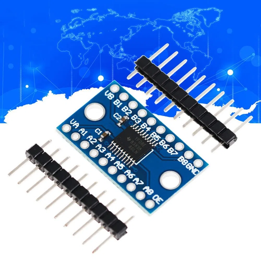 5 Pezzi TXS0108E 8 Canali Convertitore di Livello Logico Bidirezionale Alto Duplex Shifter 3,3 V 5 V
