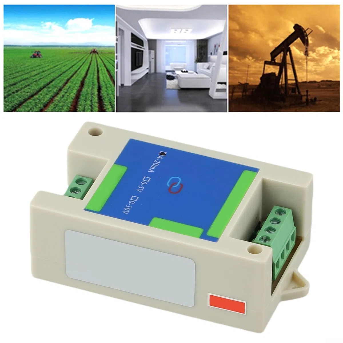 Modulo convertitore industriale da RS485 ad analogico con 2/4 canali per Modbus RTU, precisione 0,1% a 12 bit, 0-20mA 0-5V 0-10V, alimentazione DC 5-30V (2Channel 4-20mA)