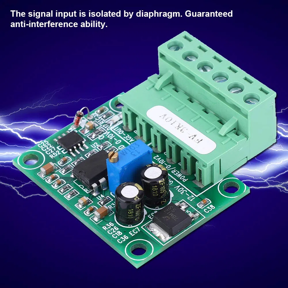 Modulo Frequenza a Tensione FV-3KHz10V, Modulo Convertitore Segnale Digitale a Analogico 0~3Khz a 0~10V