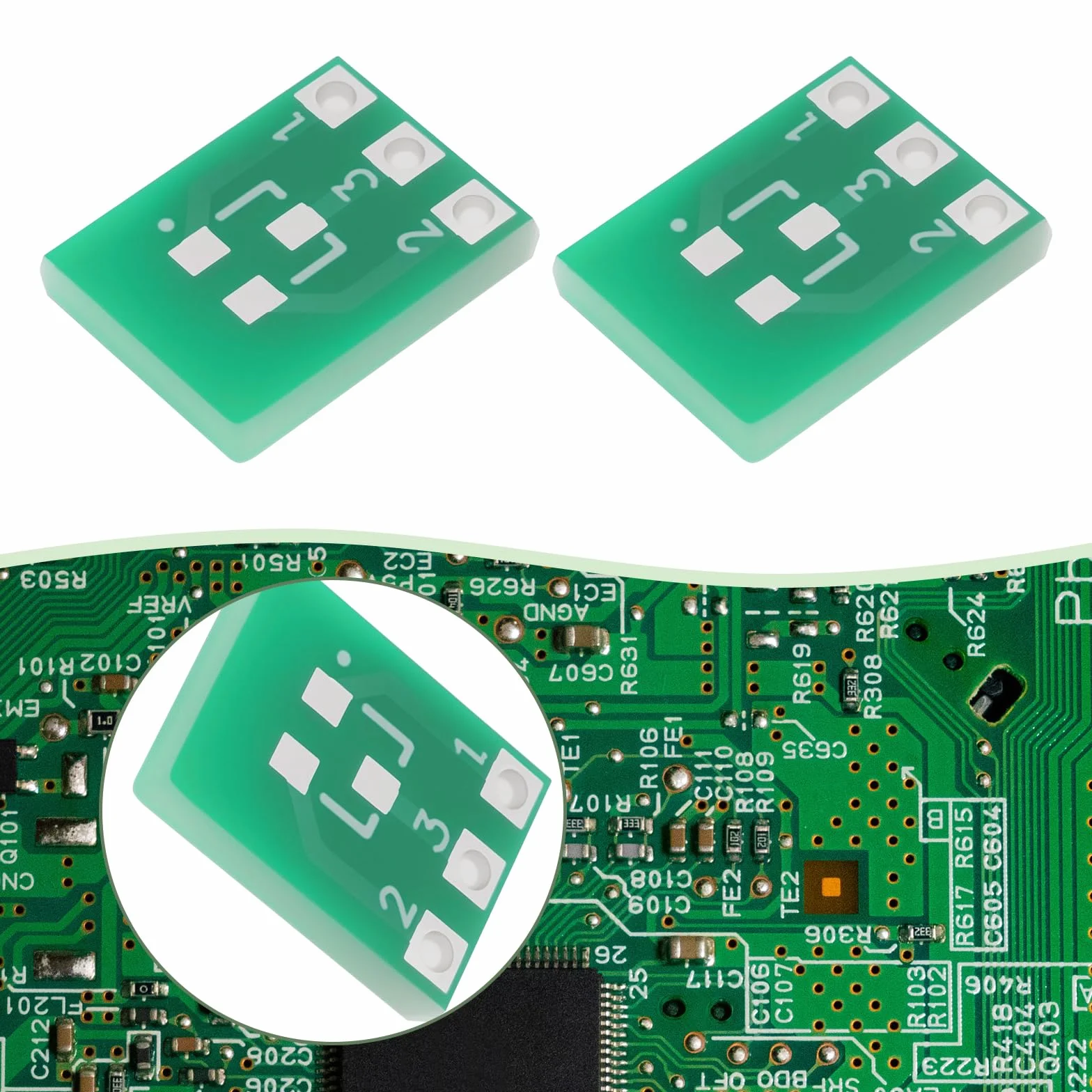 50 Pezzi SMD Bifacciale SOT23-3 SOT223 PCB Board Converter SOT23 A SIP3 2,54 Mm Adattatore 10x7,6 Mm Per Prodotti Elettronici