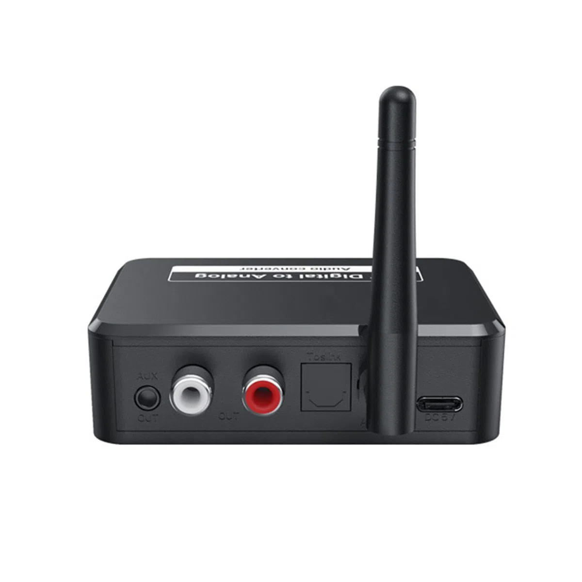 Cosiki Ricevitore Bluetooth 5.1, Convertitore da Digitale Ad Analogico, Ricevitore con SPDIF su 3,5 Mm AUX, Ideale per Sistemi Domestici di Altoparlanti Wireless con Commutazione Professionale