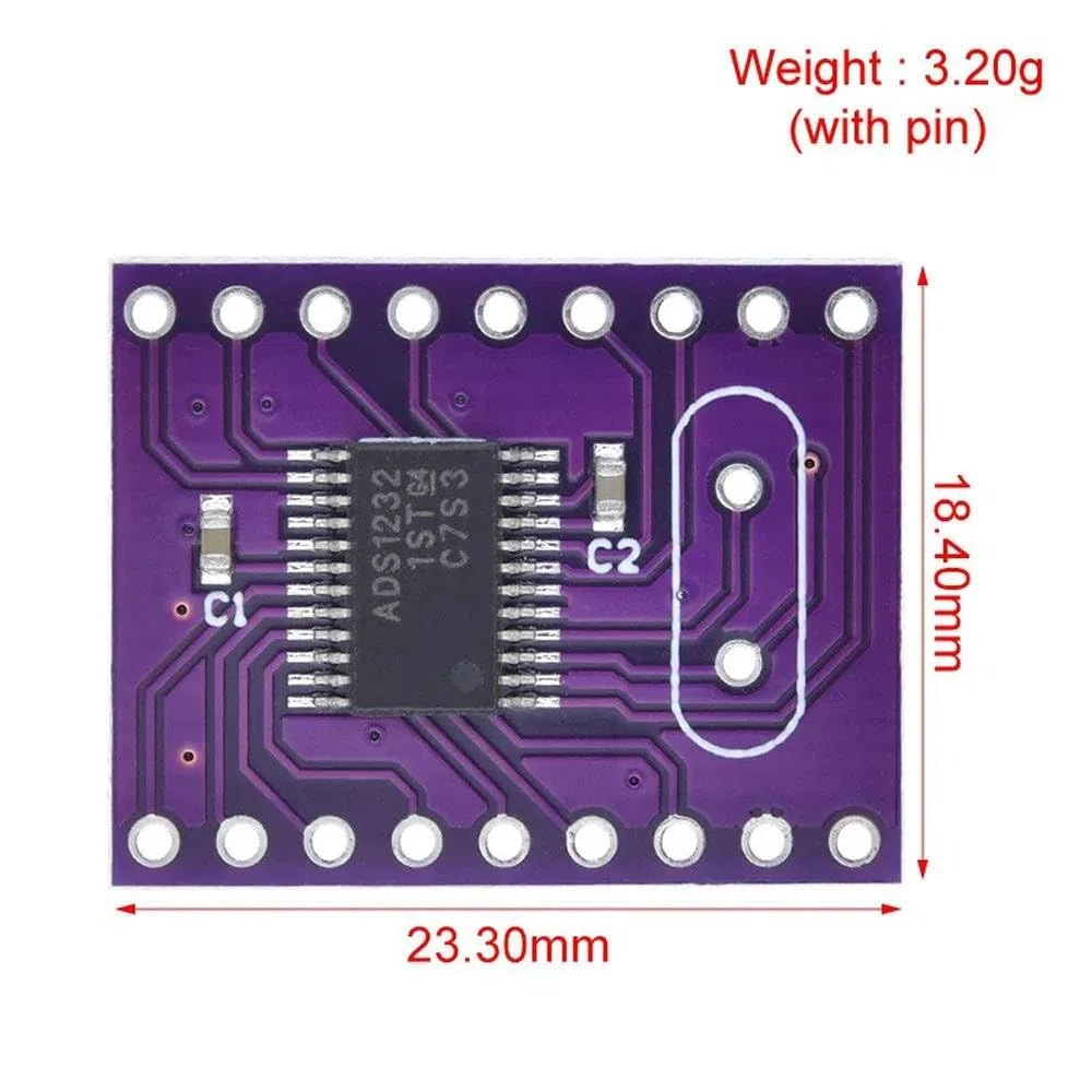-1232 ADS1232 24-bit Ultra Low Noise Analogico al convertitore digitale ADS1232IPWR per STM