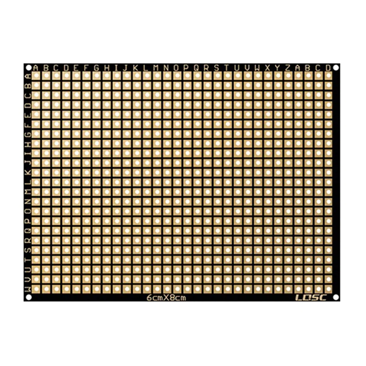 60x80mm Morbido Sottile PCB Flessibile Doppio Lato FR4 Laminato Breadboard Circuit Board Prototipi Matrici Carta Stampa Portatile