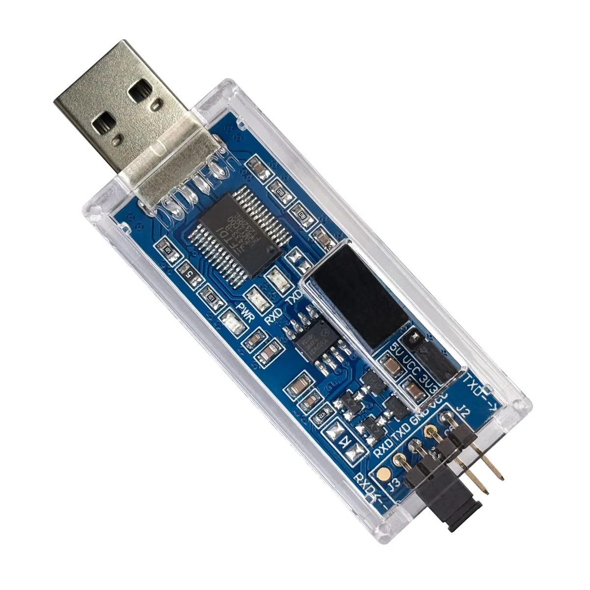 DSD TECH SH-U09C3 Adattatore da USB a TTL isolato con FTDI FT232RL IC