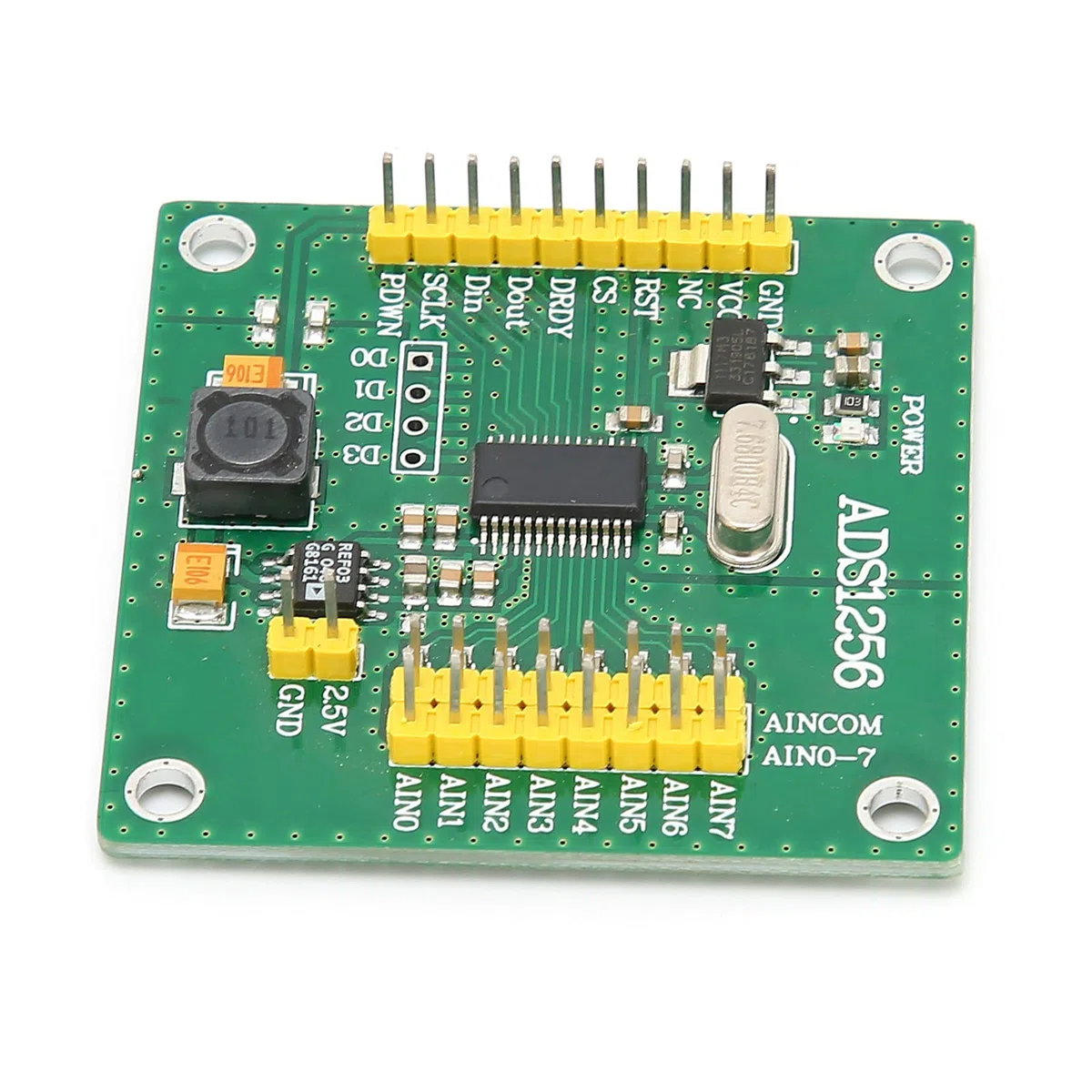 Modulo di Conversione Analogico a Digitale ADS1256 Scheda di Acquisizione Segnale ADC a 8 e 24 Bit per Conversione Dati Ad Alta Precisione