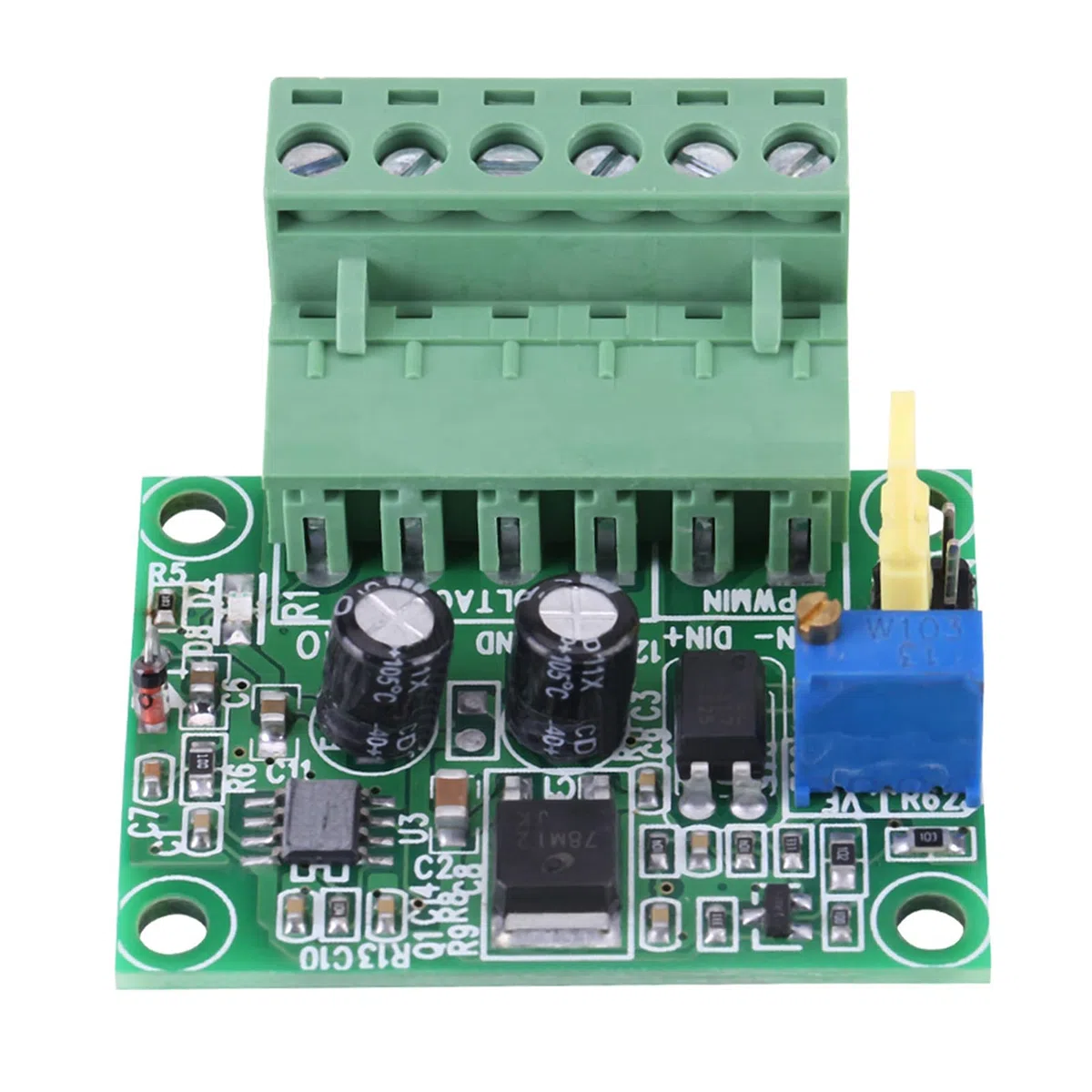 Convertitore Segnale PWM-Tensione, 1-3KHz, 0-10V, Modulo Digitale-Analogico per PLC Industriale