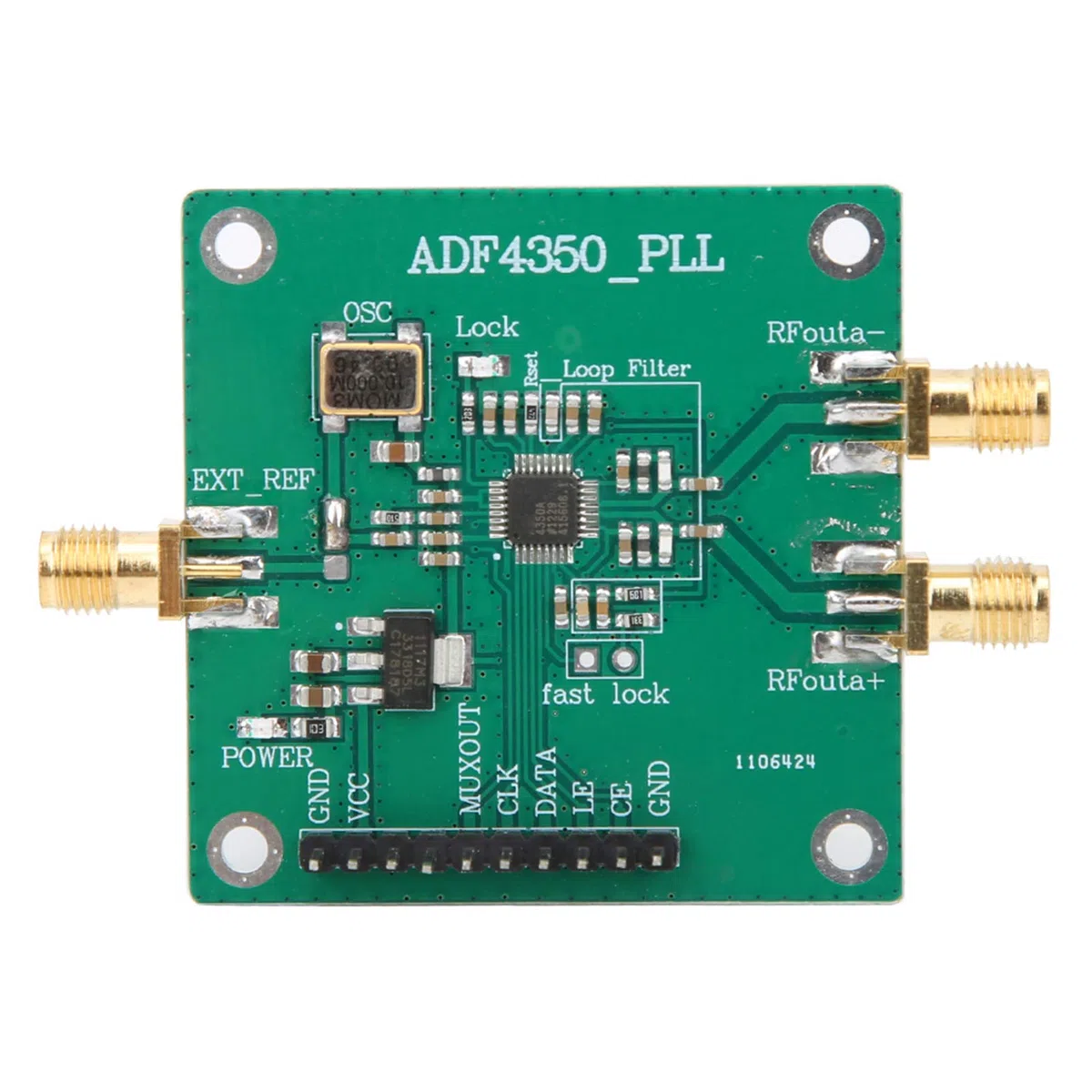 ADF4351 Scheda di Sviluppo Sorgente LockingRF Scheda di Sviluppo 137M-4.4GHz con Pin di Controllo Leadout
