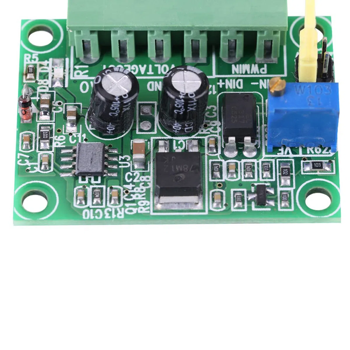 Convertitore Segnale PWM-Tensione, 1-3KHz, 0-10V, Modulo Digitale-Analogico per PLC Industriale