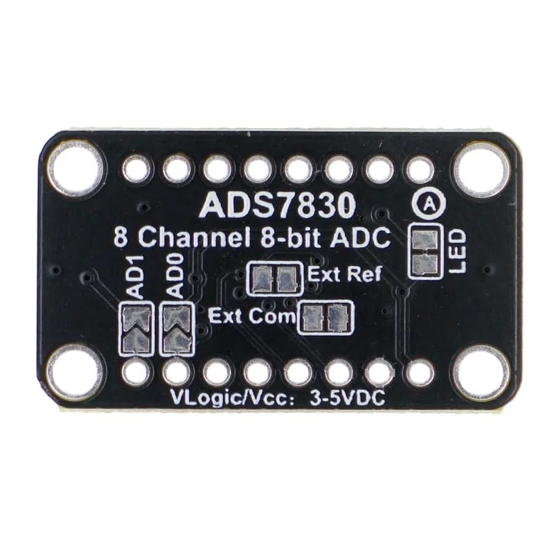 Modulo ADC ADS7830, Convertitore ADC a 8 Canali con Risoluzione a 8 Bit e Interfaccia I2C IIC SDA/SCL