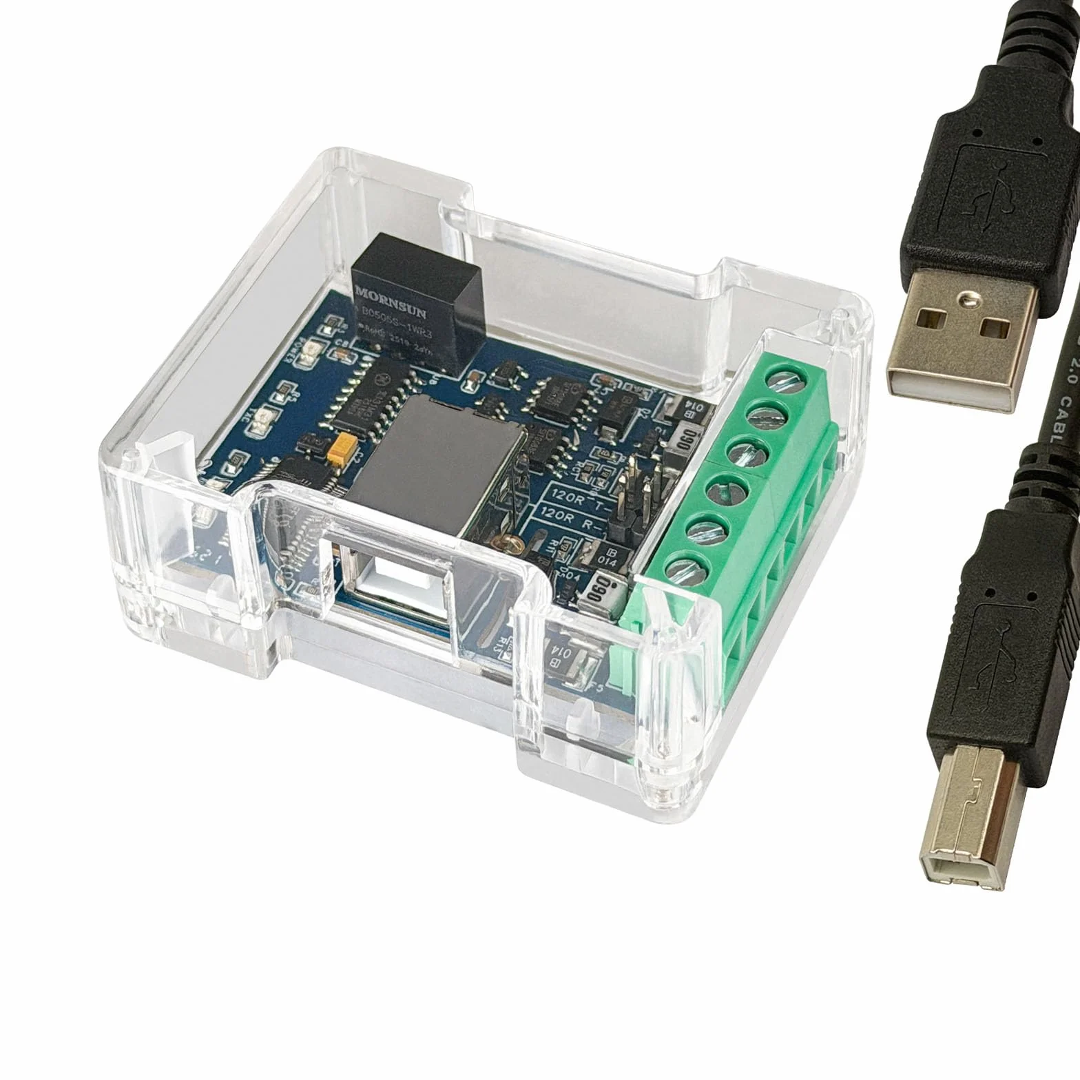 DSD TECH SH-U11F Convertitore isolato da USB a RS485 RS422 Chip FTDI integrato per applicazioni industriali