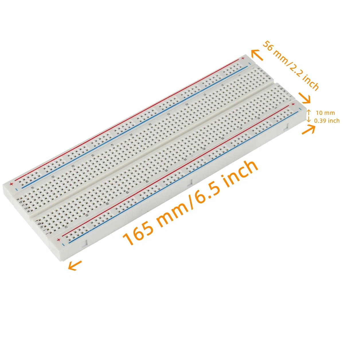 Breadboard kit 170 punti Breadboard (6 pezzi) + piccola breadboard 400 punti senza saldatura (2 pezzi) + Breadboard 830 punti (1 pezzo)