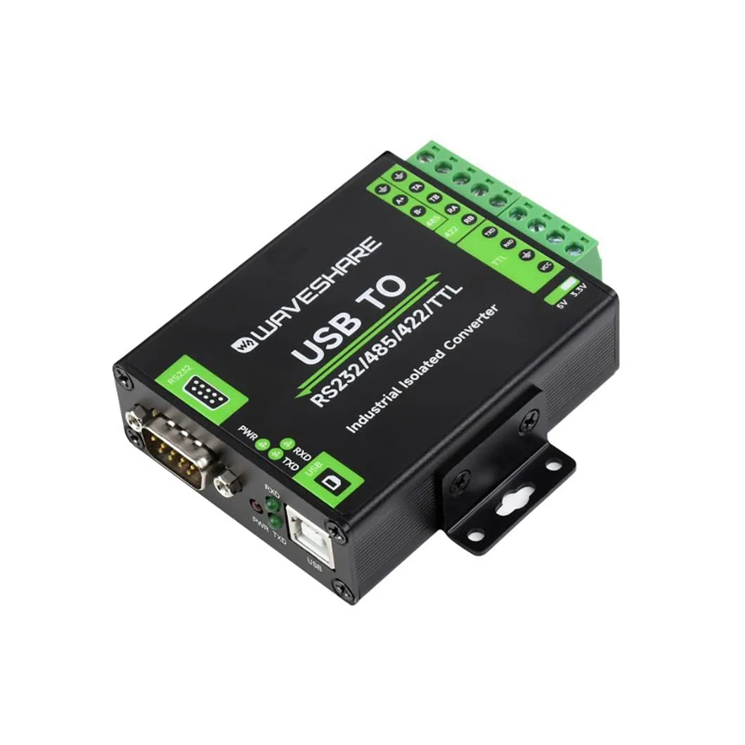 Convertitore USB di grado industriale a RS232/485/422/TTL a bordo FT232RNL Supporto Mac Linux Android Windows 11 10 8.1 8 7 Protezione multipla