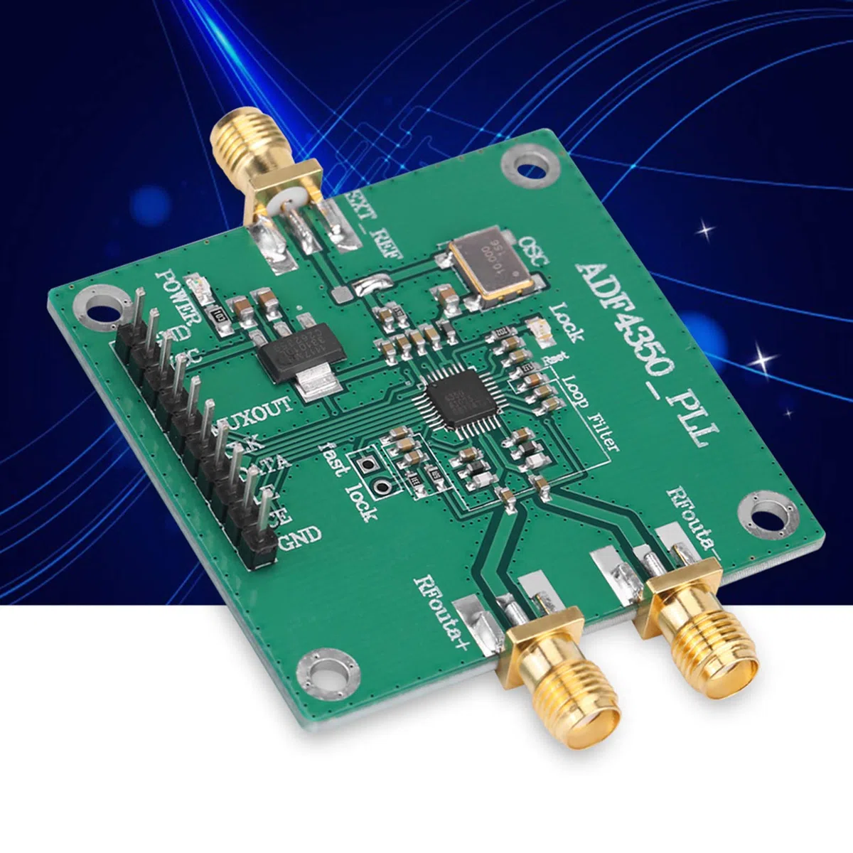ADF4351 Scheda di Sviluppo Sorgente LockingRF Scheda di Sviluppo 137M-4.4GHz con Pin di Controllo Leadout