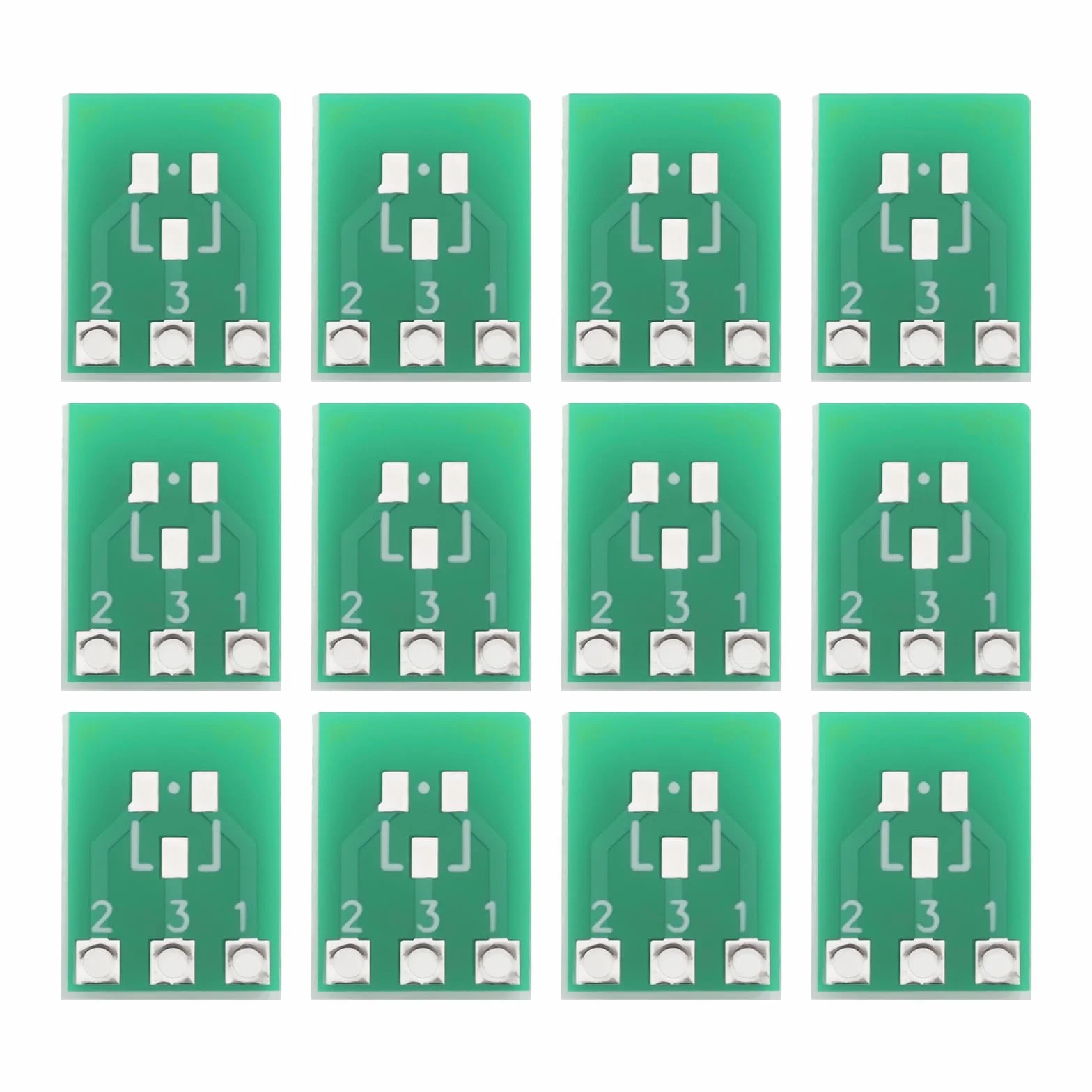 50 Pezzi SMD Bifacciale SOT23-3 SOT223 PCB Board Converter SOT23 A SIP3 2,54 Mm Adattatore 10x7,6 Mm Per Prodotti Elettronici