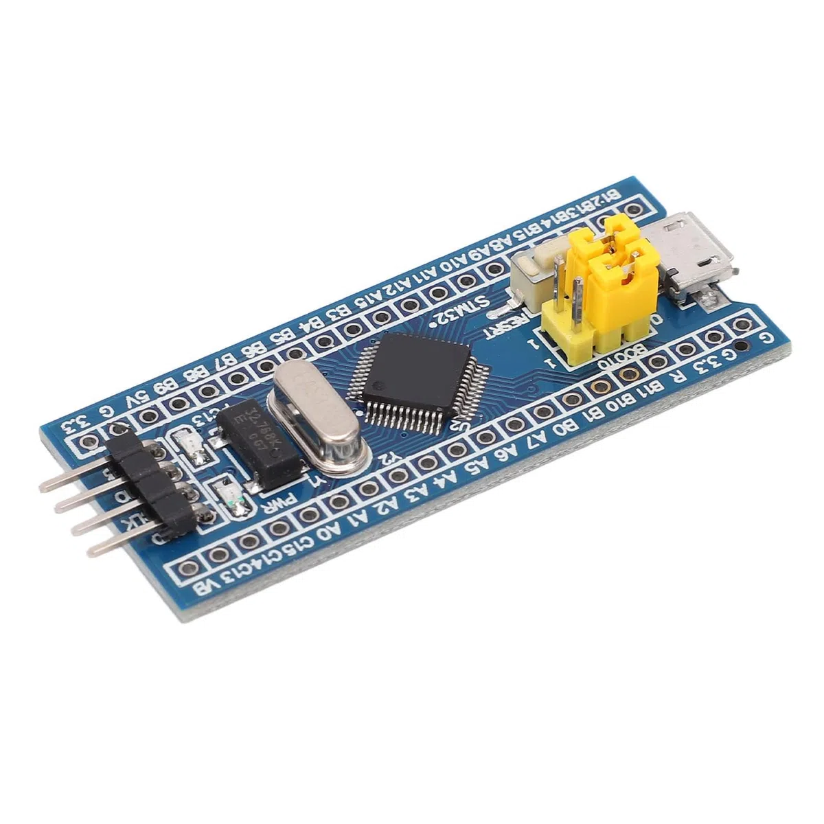 5PCS Stm32f103c8t6 Minimo Stm32f103c8t6, Stm32f103 Scheda di Sviluppo del 40 Pin ABS Learning Module con Interfaccia USB Mirco per