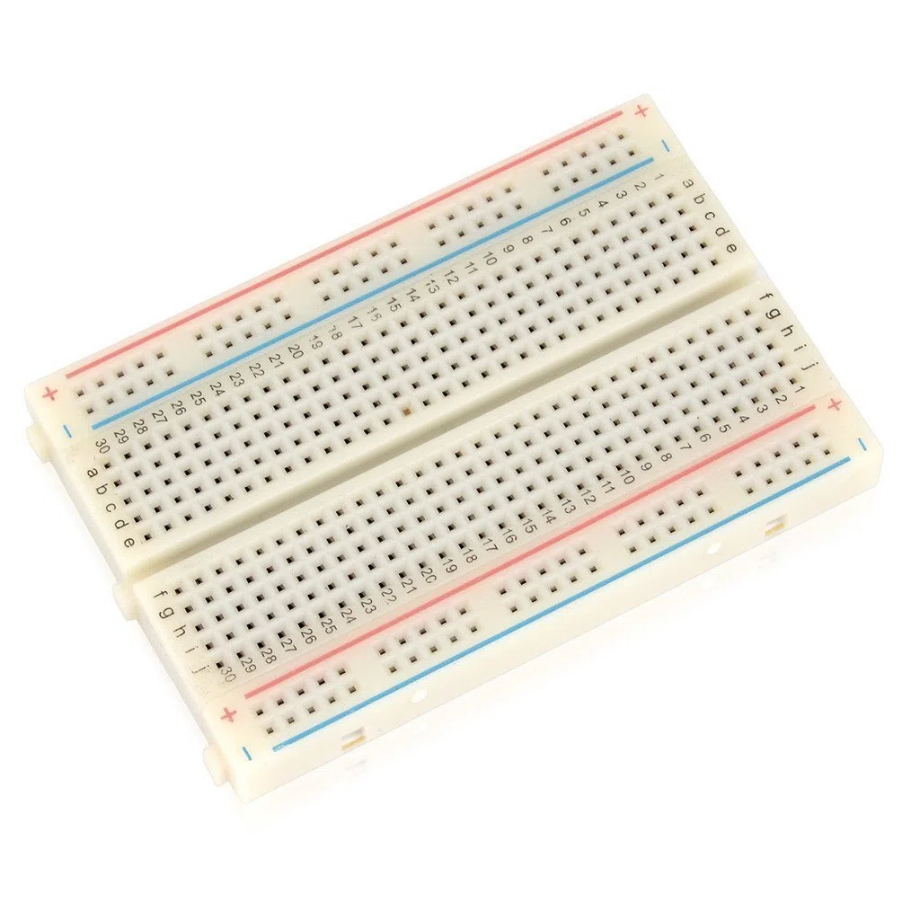 3 Pezzi Breadboard con 400 Punti Basetta Piastra Sperimentale 4 Barre di Alimentazione Senza Saldatura