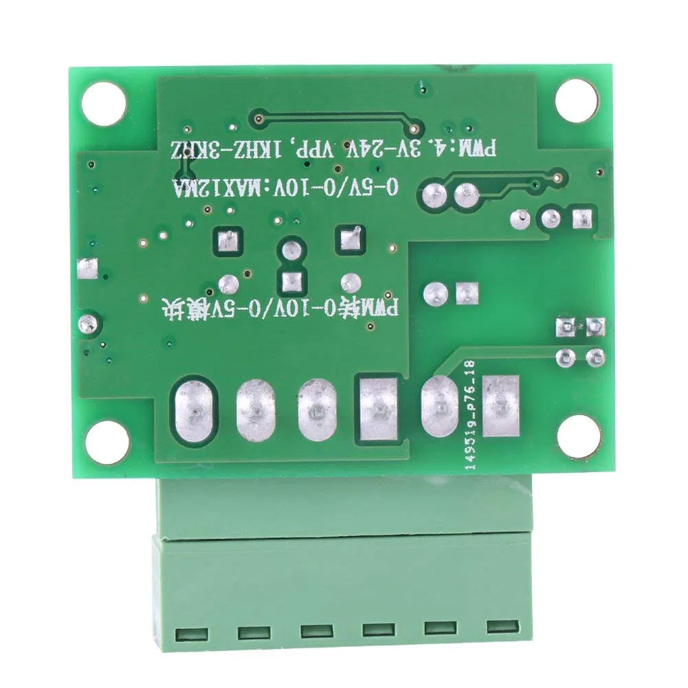 Convertitore Digitale Analogico Modulo PWM 1-10Hz 1-3kHz Scheda Conversione Tensione Segnale, Controllo Velocità Motore e Regolazione Luminosità, per Automazione Industriale Domotica
