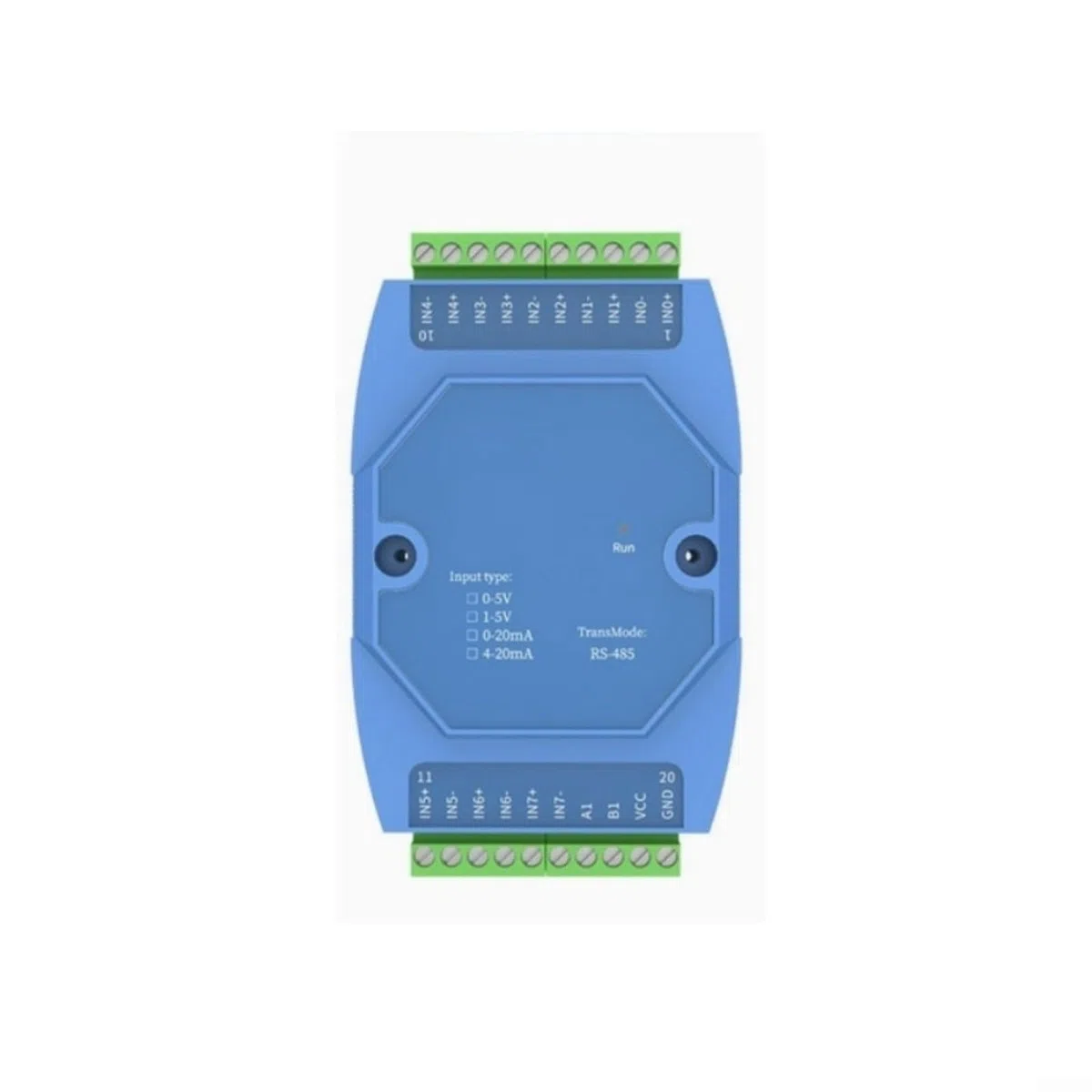Modulo di acquisizione ingresso analogico 8 canali 4-20mA e 0-5V al convertitore RS485 per sistemi industriali (4-20mA)