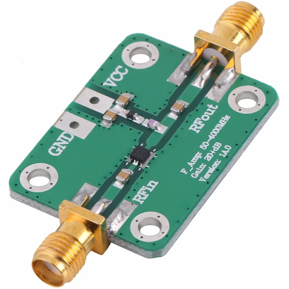 Jeanoko Amplificatore RF a basso rumore 433 MHz Guadagno LNA in radiofrequenza: Amplificatore a banda larga 22 dB Radio definita dal software