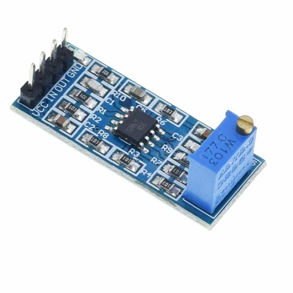5 pezzi Modulo amplificatore operazionale 100 volte modulo di amplificazione guadagno LM358
