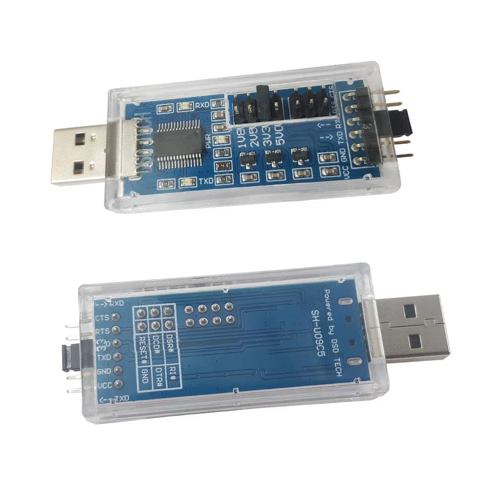DSD TECH SH-U09C5 Cavo convertitore UART da USB a TTL con supporto per chip FTDI 5V 3.3V 2.5V 1.8V 1.8L TTL