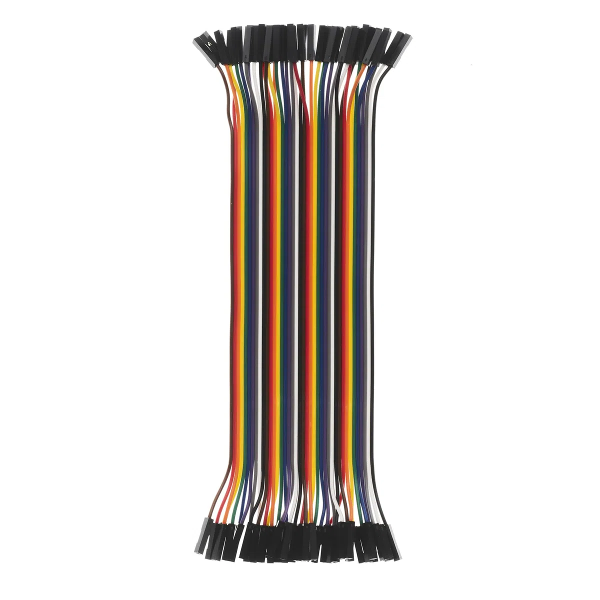 Cavi Jumper Femmina a Femmina 20cm - Cavi 40 Pin F2F per Breadboard Compatibili con Arduino e Connettori Dupont.