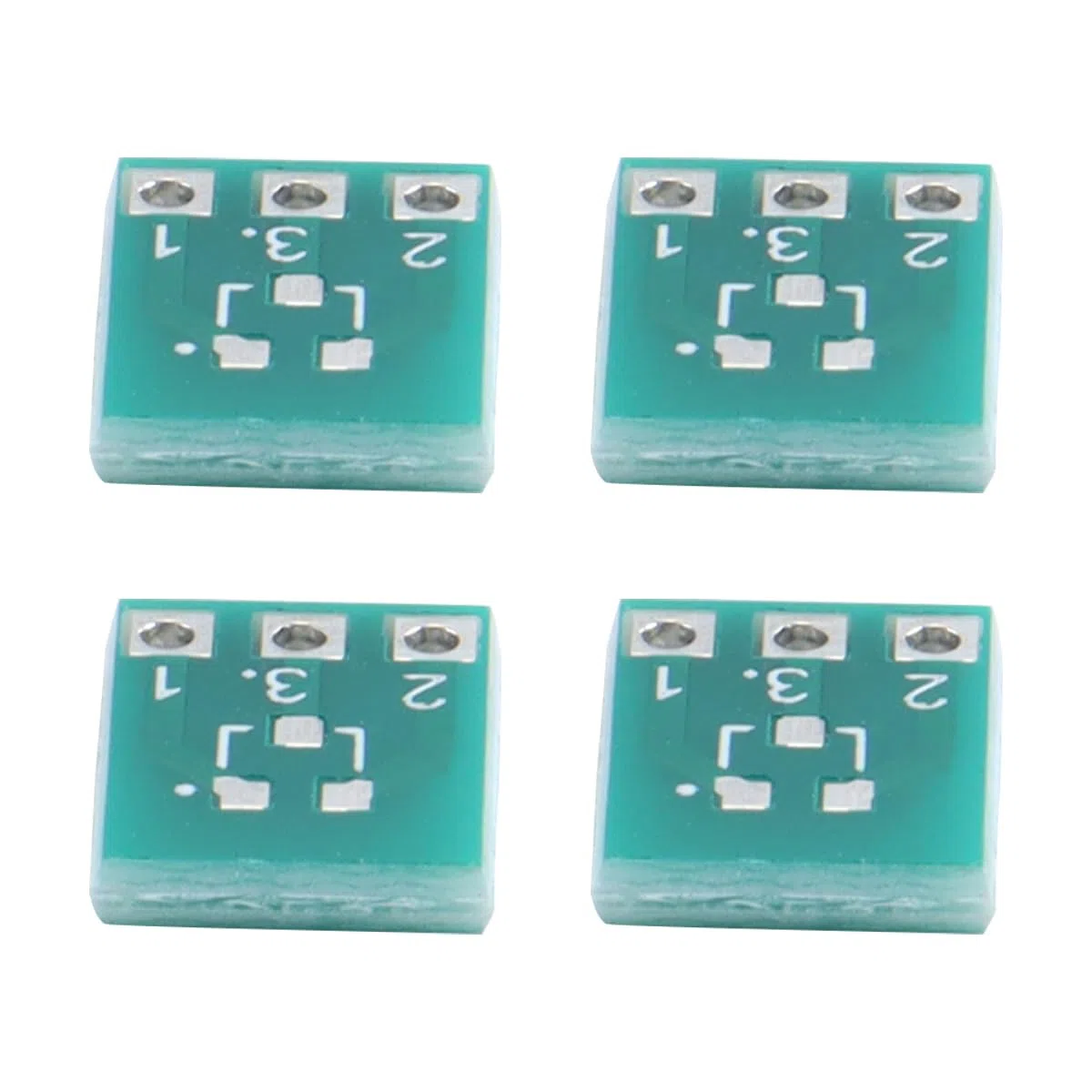 Adattatore SMD SOT23-3 a DIP SIP3 a doppia faccia da 50 pezzi, scheda PCB con presa SOT SIP IC, convertitore fai da te per prodotti elettronici