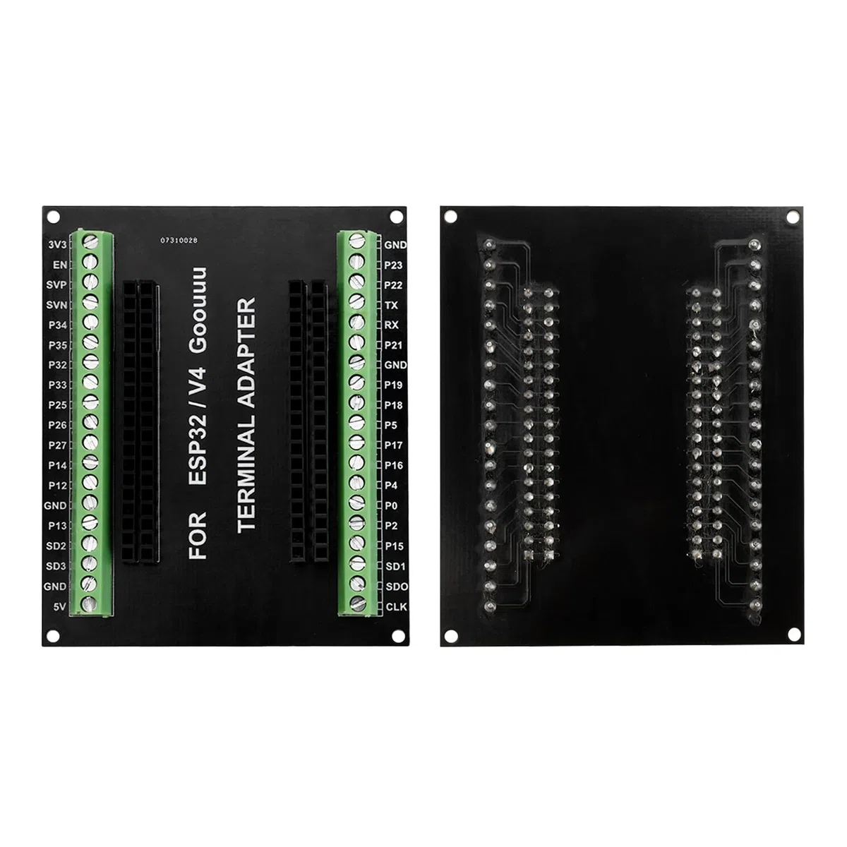 Heemol 2 pezzi per ESP32 scheda breakout GPIO 38PIN per scheda di espansione scheda di sviluppo ESP32 per breadboard