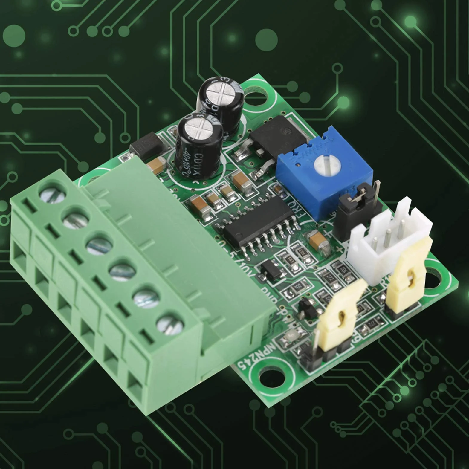 Convertitore PWM 0-5V 0-10V - Modulo di Conversione Analogico a Segnale PWM 2KHz-20KHz per Controllo Velocità Motore e Regolazione Luminosità LED
