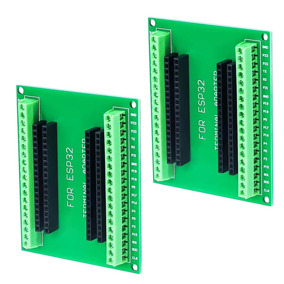 Binghe 2 pezzi ESP schede di espansione, ESP scheda con 38 pin WiFi + Bluetooth 2 in 1 Dual Core CPU a basso consumo energetico compatibile con scheda ESP a 38 pin