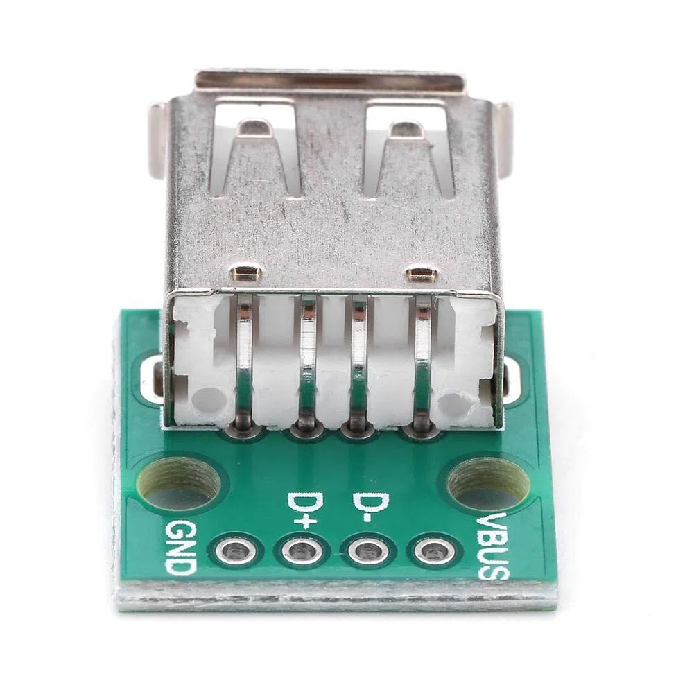 Garosa Scheda breakout USB femmina 4 pin 10 pezzi con connettore DIP 2.5mm per prototipazione rapida di progetti elettronici per hobbisti ingegneri e maker professionisti