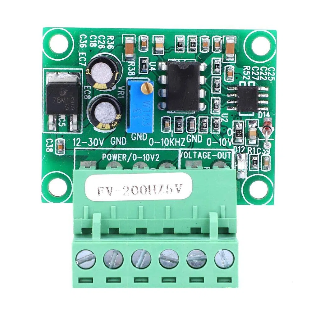 Modulo di conversione frequenza a tensione, modulo convertitore frequenza a tensione 0-200Hz a 0~5V, modulo inverter digitale ad analogico FV-200Hz5V.