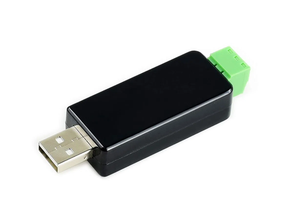 Waveshare Industrial USB to RS485 Converter with original FT232RL 300-921600bps Baudrate Built-in Embedded Protection Circuits,Resettable fuse, ESD protection, TVS diode