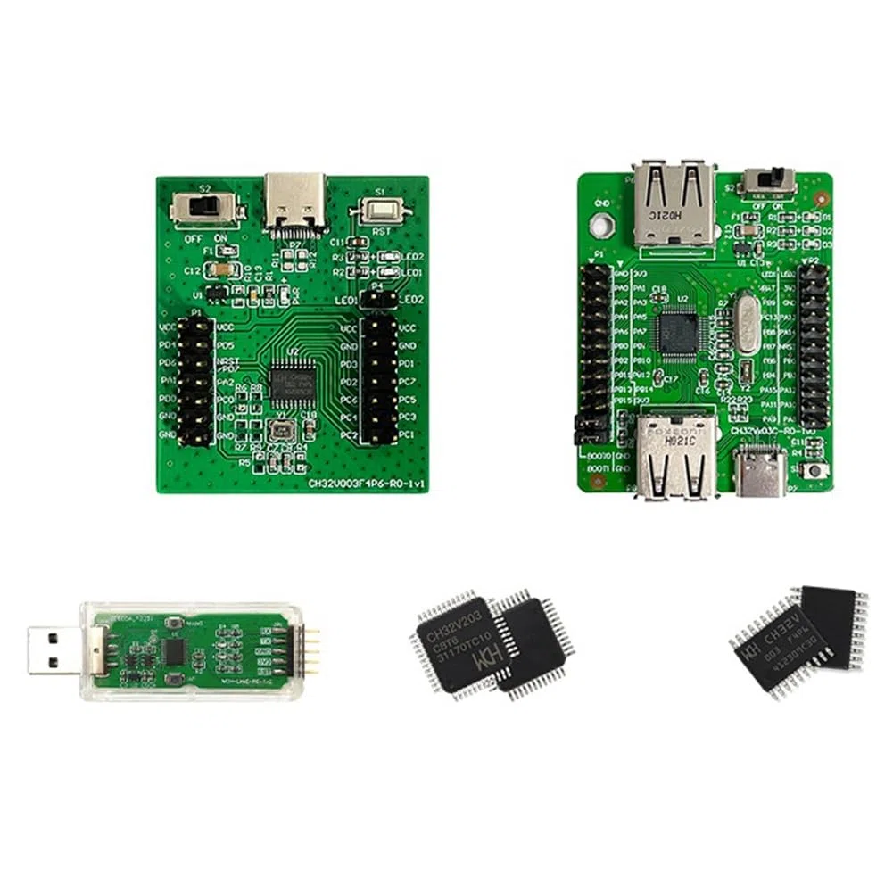 Deger CH32V003 Development Board Kit di valutazione a 32 bit Multiuso RISC-V-MCU Valutazione funzionale delle applicazioni
