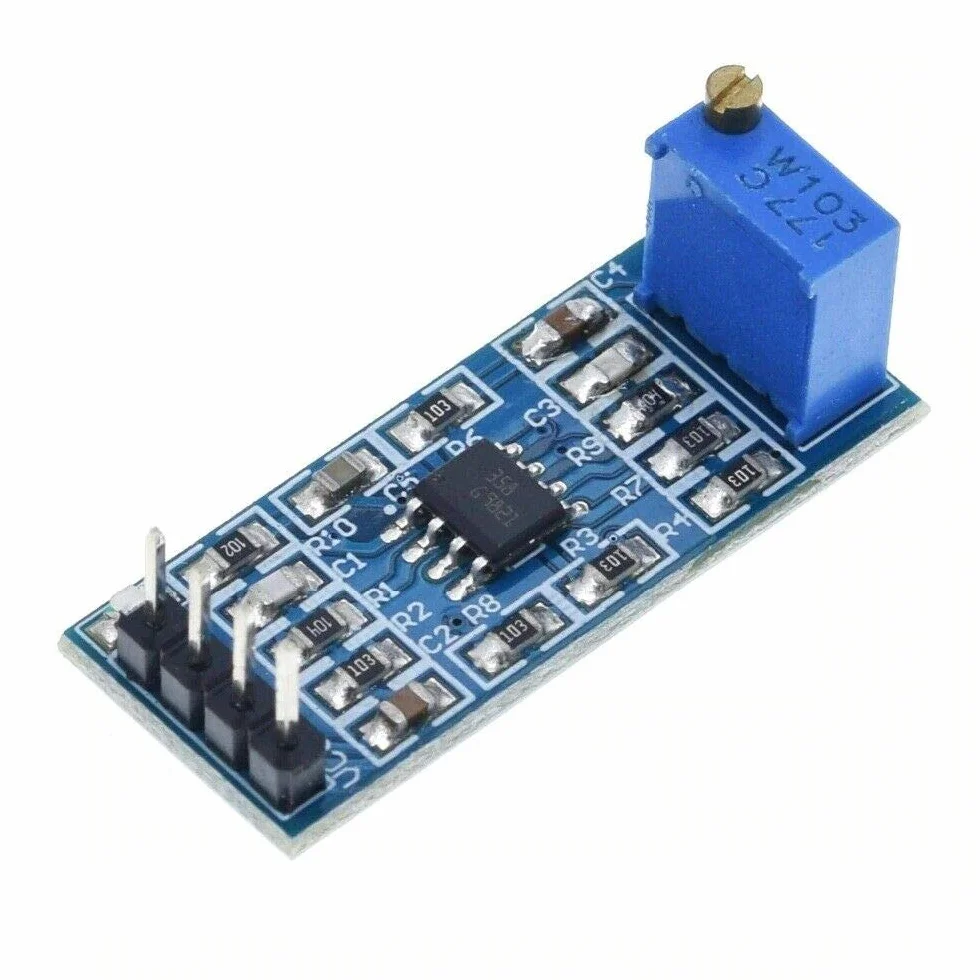 5 pezzi Modulo amplificatore operazionale 100 volte modulo di amplificazione guadagno LM358