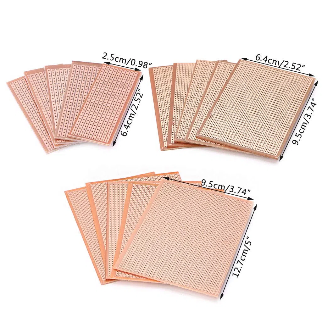 5pcs bachelite circuito prototipo PCB prototipazione pista piastra