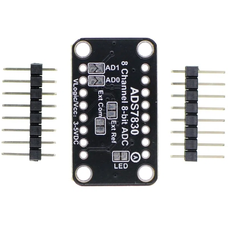 Modulo ADC ADS7830, Convertitore ADC a 8 Canali con Risoluzione a 8 Bit e Interfaccia I2C IIC SDA/SCL