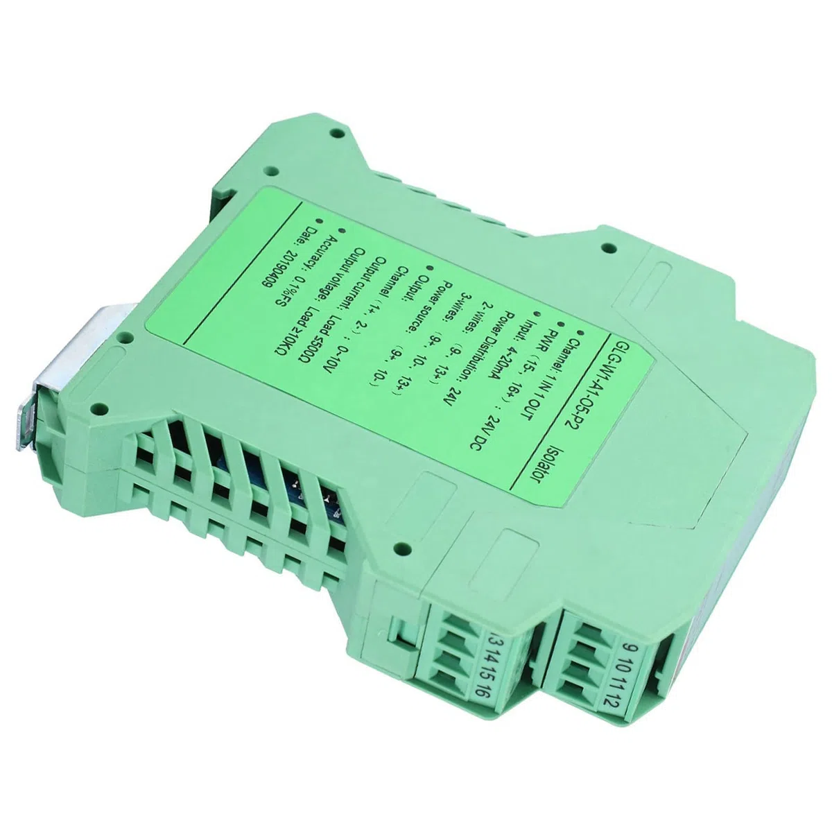 GLG 24 V DC segnale di corrente analogico, convertitore di segnale digitale, trasmettitore isolante, 4 – 20 mA SPS (ingresso e uscita 4 – 20 mA fino a 0 – 10 V)