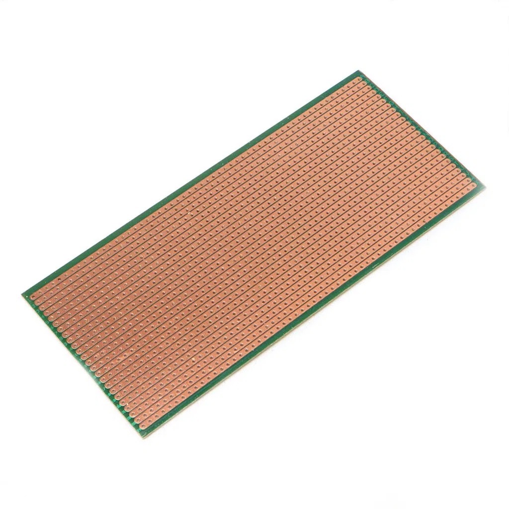 5 pezzi 6,5 x 14,5 cm Stripboard Veroboard non tagliato PCB Platine Single Side Circuit Boar